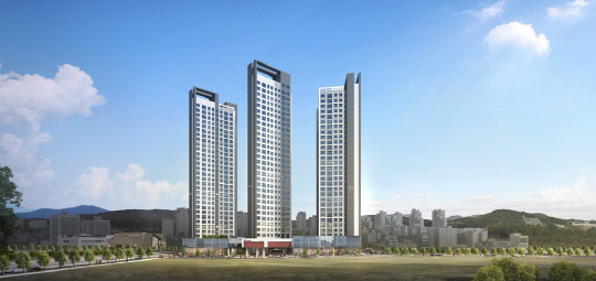 힐스테이트 도안 투시도. <현대엔지니어링 제공>
